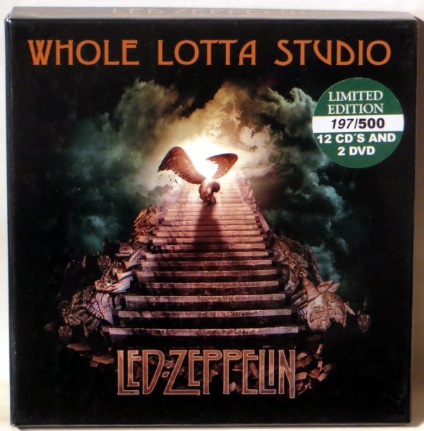 <strong>LED ZEPPELIN</strong>                  -                 Whole Lotta Studio - <strong>12CD 2 DVD BOX</strong>