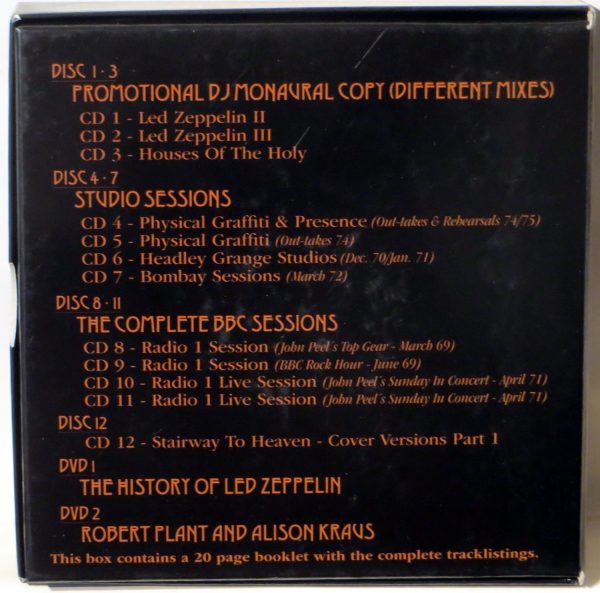 <strong>LED ZEPPELIN</strong>                  -                 Whole Lotta Studio - <strong>12CD 2 DVD BOX</strong> - obrazek 2