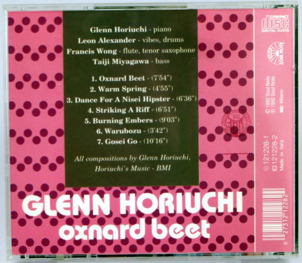 GLENN HORIUCHI - Oxnard Beet - CD - obrazek 2