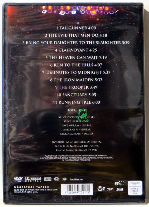 IRON MAIDEN - In Italy - DVD - obrazek 2
