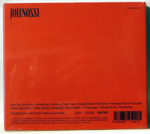 JOHNOSSI - Mad Gone Wild - CD - obrazek 2