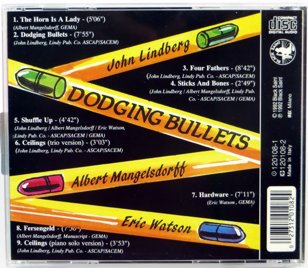 LINDBERG / MANGELSDORFF / WATSON - Dodging Bullets - CD - obrazek 2