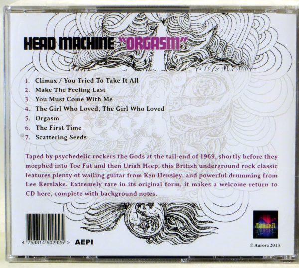 HEAD MACHINE - Orgasm - CD - obrazek 2