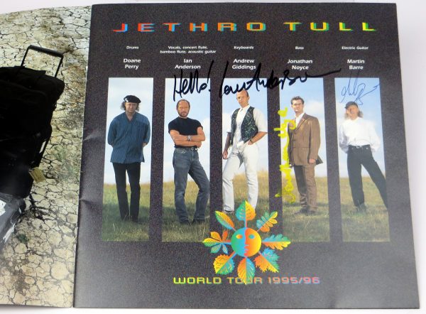JETHRO TULL - Roots To Branches 1995/1996 - PROGRAM KONCERTOWY / autografy - obrazek 2
