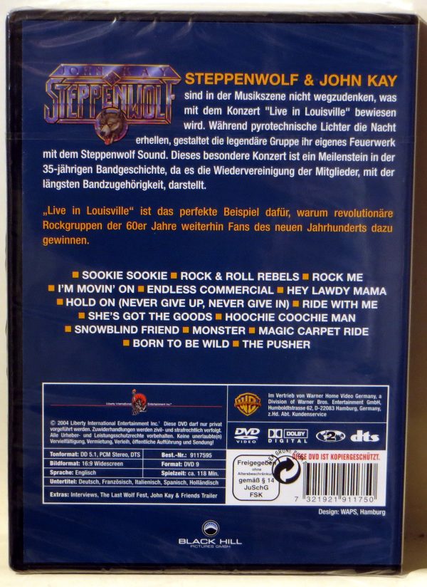 STEPPENWOLF - Live In Louisville - DVD - obrazek 2