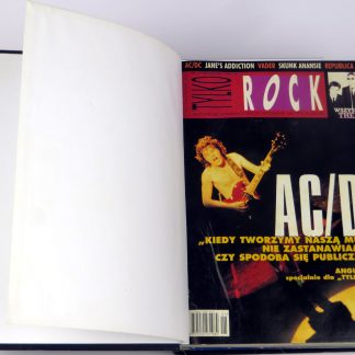 Czasopismo - TYLKO ROCK - Rocznik 1989 oprawiony