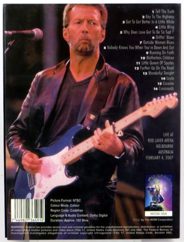 ERIC CLAPTON - One Night In Melbourne - DVD - obrazek 2