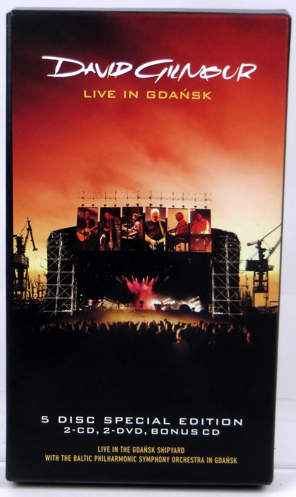 DAVID GILMOUR - Live In Gdańsk - 3 CD + 2 DVD BOX EU 2008
