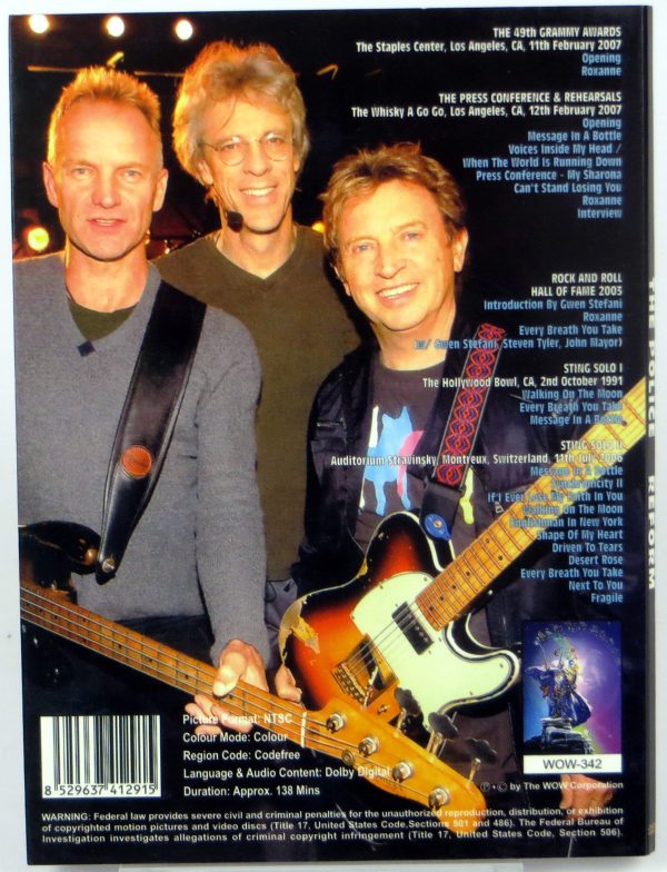 THE POLICE - Reform - DVD live - obrazek 2