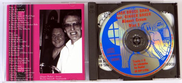 JACK BRUCE BAND - Almost Cream - 2 CD 1992 Ginger Baker - obrazek 3