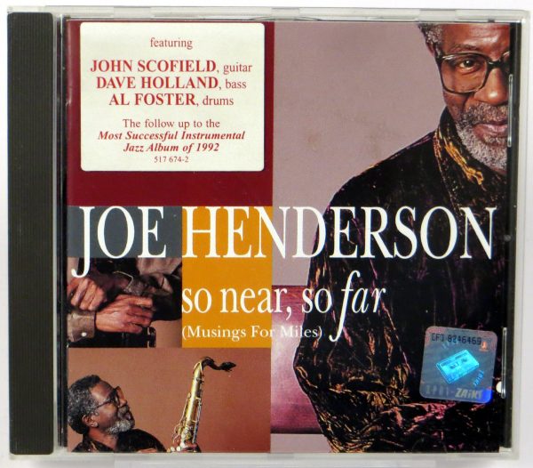 JOE HENDERSON - So Near, So Far / Musings For Miles / - CD 1993