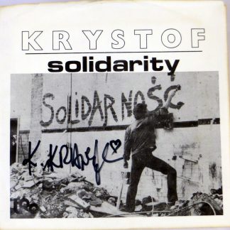 KRYSTOF - Solidarity - 7" SP US 1981 Krzysztof Krawczyk autograf
