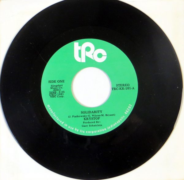 KRYSTOF - Solidarity - 7" SP US 1981 Krzysztof Krawczyk autograf - obrazek 3