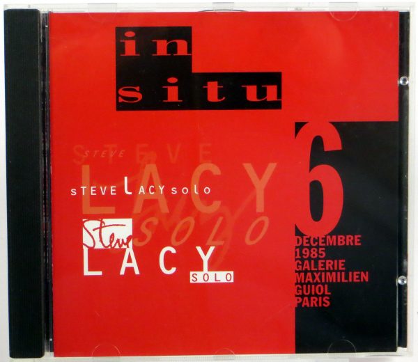 STEVE LACY - Solo - CD 1991