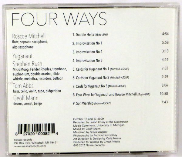RASCOE MITCHELL / YUGANAUT - Four Ways - CD 2017 - obrazek 2