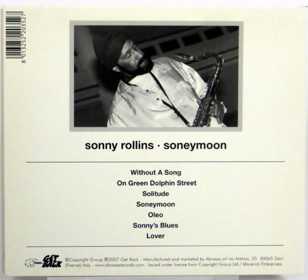 SONNY ROLLINS - Soneymoon - CD 2007 - obrazek 2
