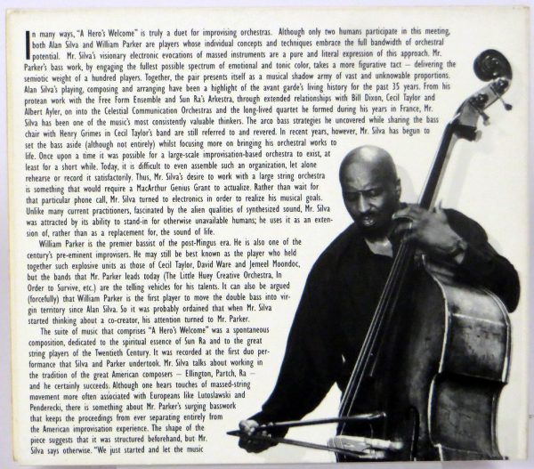 ALAN SILVA & WILLIAM PARKER - A Hero's Welcome: Pieces For Rare Occasions - CD US 1999 - obrazek 2