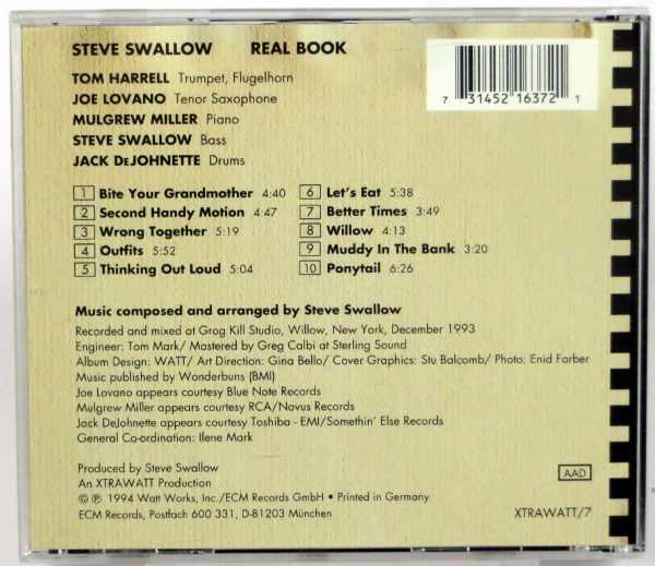STEVE SWALLOW - Real Book - CD 1994 - obrazek 2