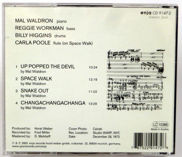 MAL WALDRON - Up Popped The Devil - CD 2003 - obrazek 2