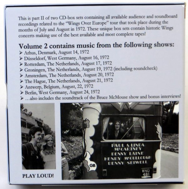 PAUL McCARTNEY & WINGS - Over Europe Summer '72 vol. II - 15 CD BOX 2020 limited - obrazek 2
