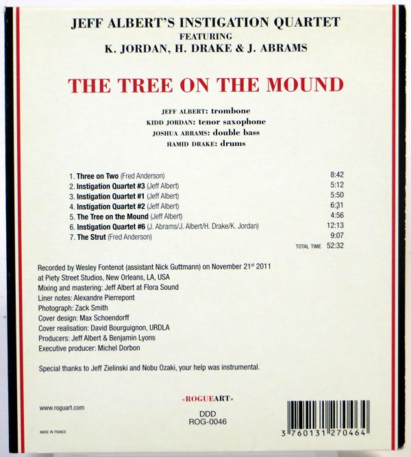 JEFF ALBERT'S INSTIGATION QUARTET - The Tree On The Mound - CD 2013 - obrazek 2