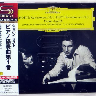 CHOPIN / LISZT - Klavierkonzert Nr. 1 / MARTHA ARGERICH - SHM-CD Japonia 2007
