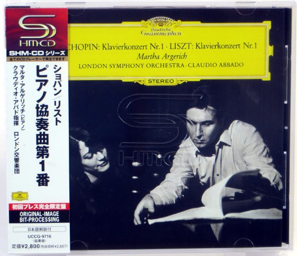CHOPIN / LISZT - Klavierkonzert Nr. 1 / MARTHA ARGERICH - SHM-CD Japonia 2007