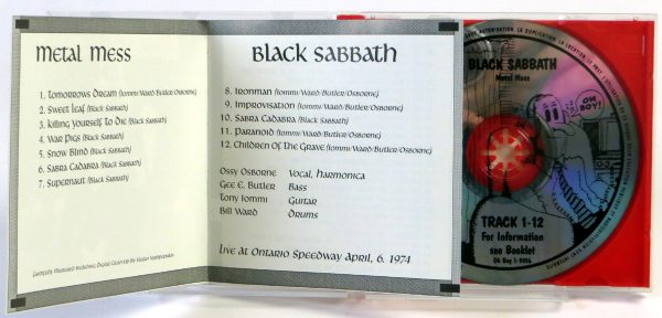 BLACK SABBATH - Metal Mess - CD live - obrazek 3