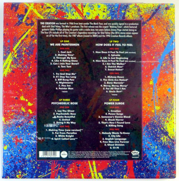 THE CREATION - Creation Theory - 4 LP BOX UK 2018 Edsel - obrazek 2
