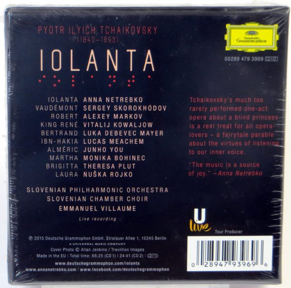TCHAIKOVSKY - Iolanta / NETREBKO, VILLAUME - 2 CD BOX 2015 - obrazek 2