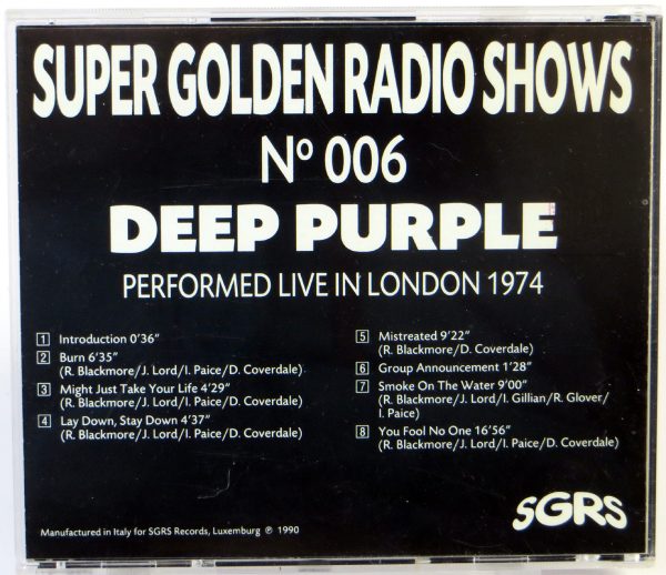 DEEP PURPLE - Live In London 1974 - CD - obrazek 2