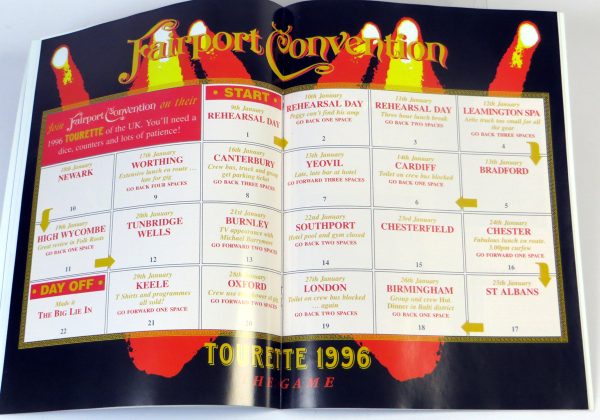 FAIRPORT CONVENTION - Tourette 1996 - Program Koncertowy / Tour Program / autografy - obrazek 9