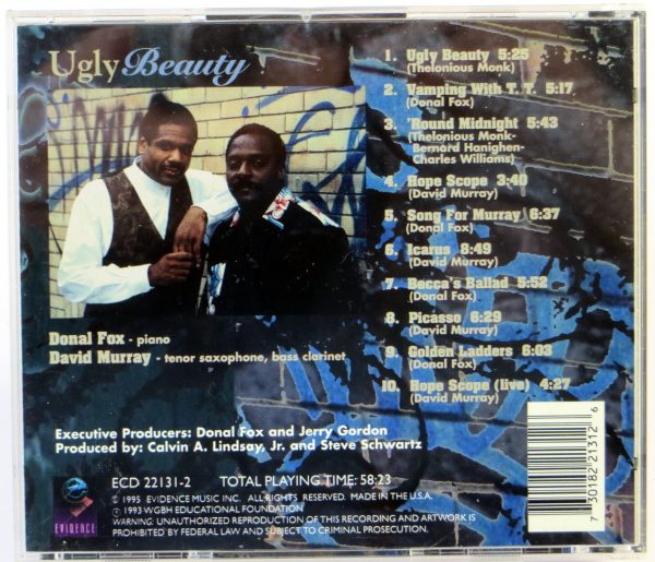 DONALD FOX / DAVID MURRAY - Ugly Beauty - CD US 1995 - obrazek 2