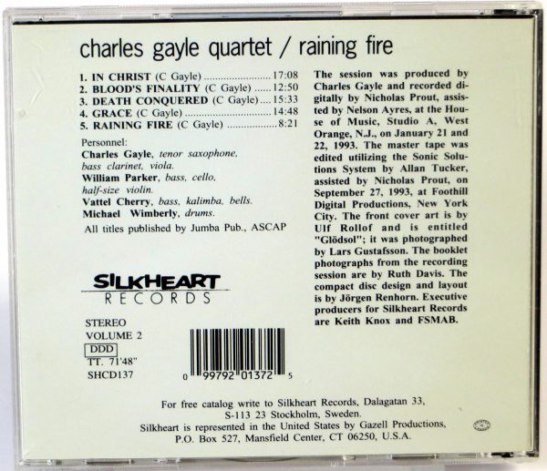 CHARLES GAYLE QUARTET - Translations vol.2 - CD 1993 - obrazek 2