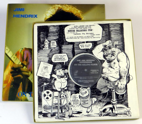 JIMI HENDRIX - On The Killing Floor - 3 LP kolor BOX 1989 - obrazek 4