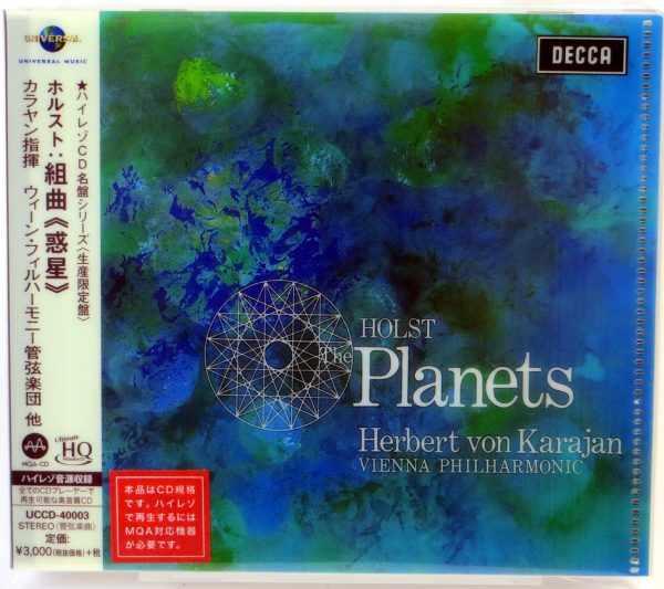 HOLST - The Planets / HERBERT VON KARAJAN - MQA-CD Japonia 2018
