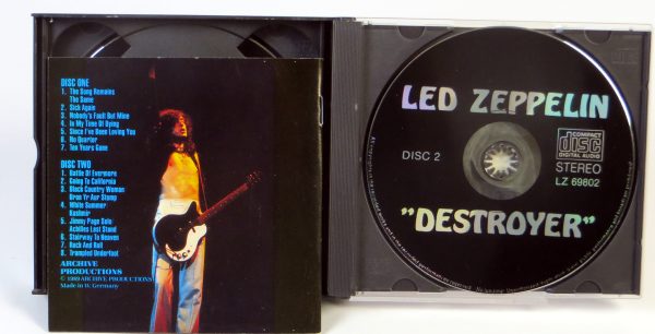 LED ZEPPELIN - Destroyer - 2 CD Live 1977 - obrazek 4