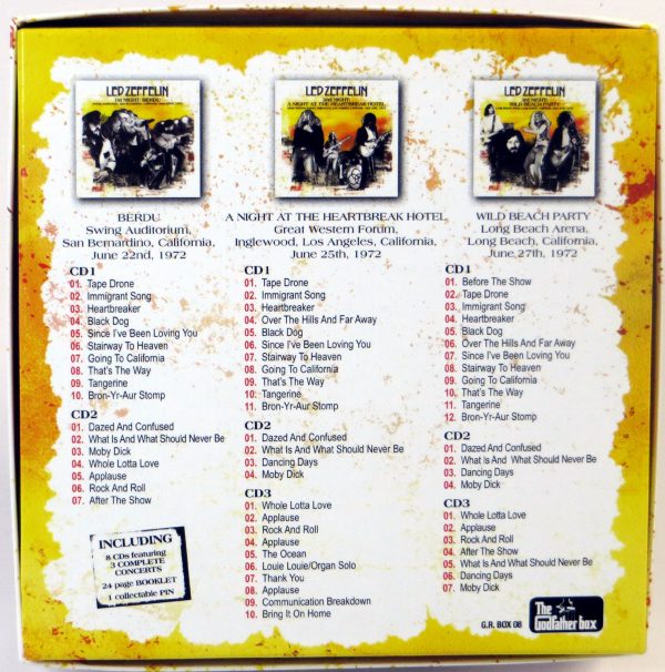 LED ZEPPELIN - Welcome Back / How The West Was Won Tapes Revisited - 8 CD BOX Live 1972 - obrazek 2