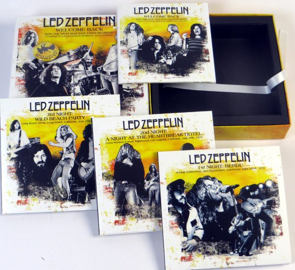 LED ZEPPELIN - Welcome Back / How The West Was Won Tapes Revisited - 8 CD BOX Live 1972 - obrazek 5