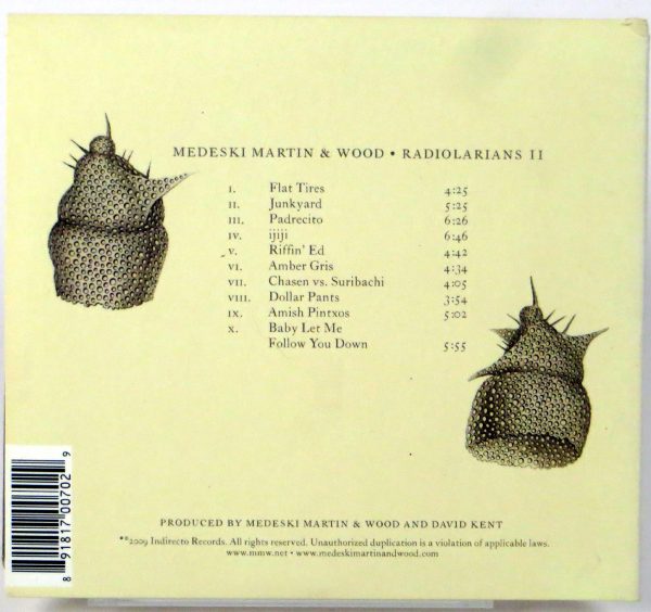MEDESKI MARTIN & WOOD - Radiolarians II - CD 2009 - obrazek 2