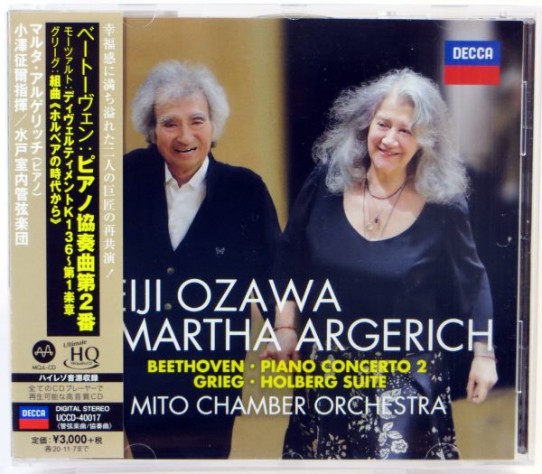 SEIJI OZAWA / MARTHA ARGERICH - Beethoven / Mozart / Grieg - MQA-CD Japonia 2020