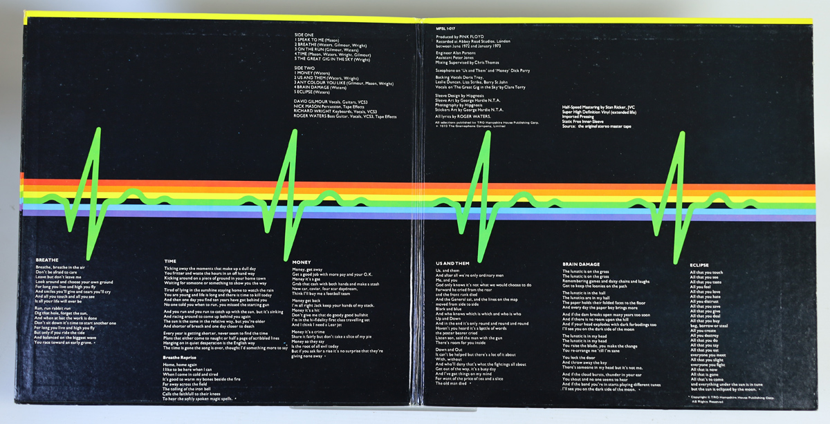 PINK FLOYD - Dark Side Of The Moon - LP US 1979 MFSL - obrazek 3