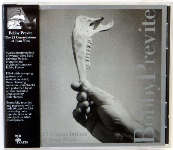 BOBBY PREVITE - The 23 Constellations Of Joan Miro - CD TZADIK 2001