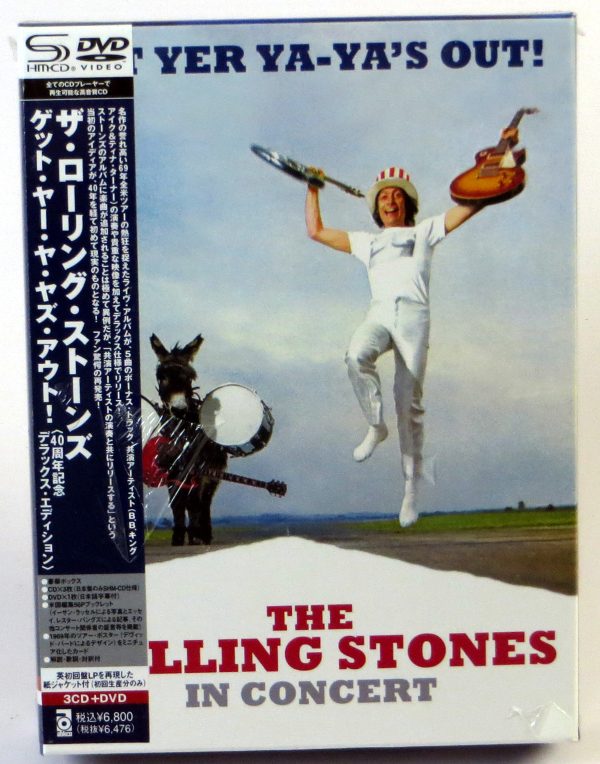 THE ROLLING STONES - Get Yer Ya-Ya's Out! - 3 SHM-CD + DVD BOX Japonia 2009