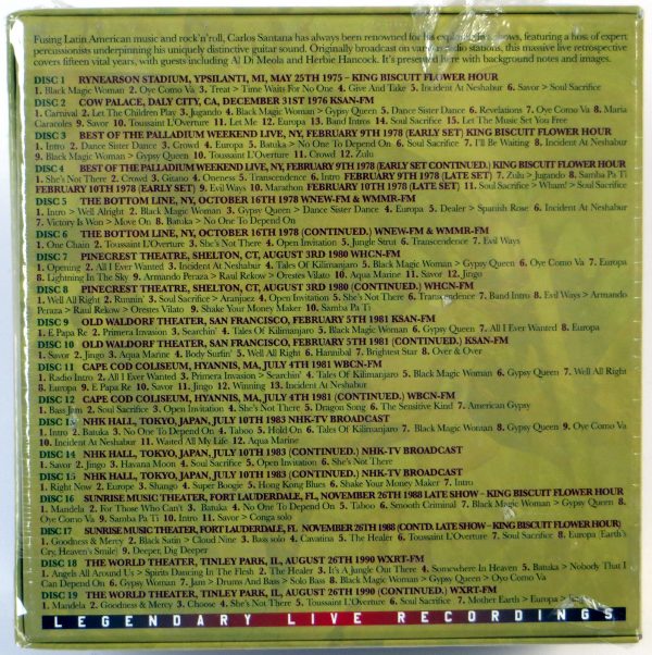 SANTANA - Oye Como Va / Live 75-90 - 19 CD BOX - obrazek 2