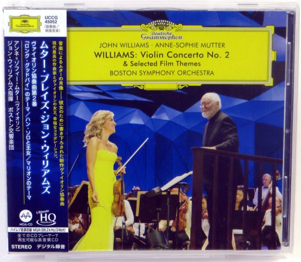 JOHN WILLIAMS - Violin Concerto No. 2 / ANNE-SOPHIE MUTTER - MQA-CD Japonia 2022