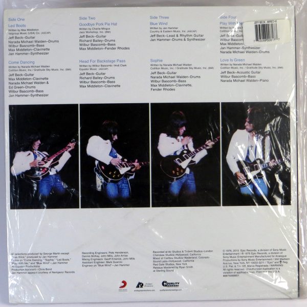 JEFF BECK - Wired - 2 LP US Analogue Productions 45 RPM - obrazek 2