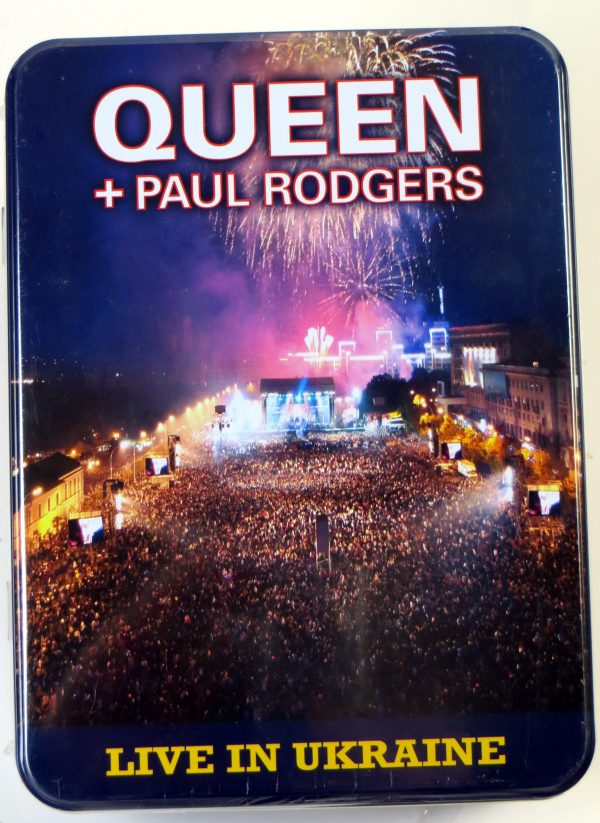 QUEEN + Paul Rogers - Live In Ukraine - 2 CD + DVD BOX limited deluxe