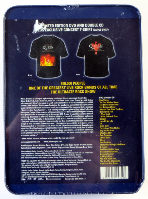 QUEEN + Paul Rogers - Live In Ukraine - 2 CD + DVD BOX limited deluxe - obrazek 2