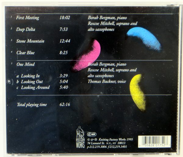 BORAH BERGMAN / RASCOE MITCHELL with THOMAS BUCKNER - First Meeting - CD US 1995 - obrazek 2